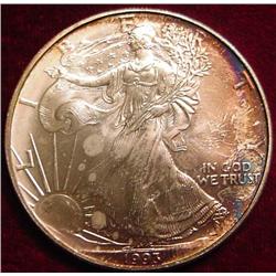 1993 American Eagle 1 oz. Fine Silver Dollar.