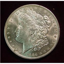 1884O Morgan Dollar. BU.