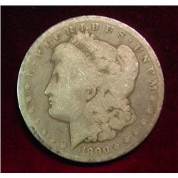 1890CC Morgan Dollar. G.