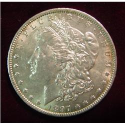 1897P Morgan Dollar. Unc.