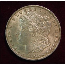 1898P Morgan Dollar. AU.