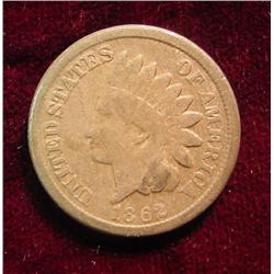 1862 Indian Head Cent. G.