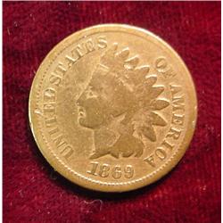 1869 Indian Head Cent. G.