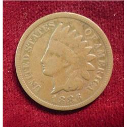 1886 Type-2 Indian Head Cent. F.