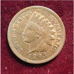 1893 Indian Head Cent . Red & Brown Unc.