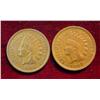 Image 1 : 1906 F & 1907 EF Indian Head Cents.
