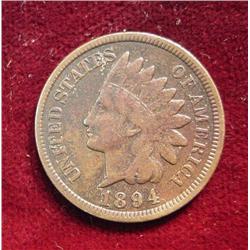 1894/94 Indian Head Cent. F.