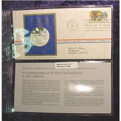 Alta California Sterling Silver 1st. Day Cover.