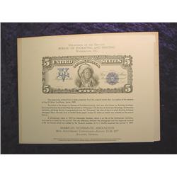 1977 ANA Souvenir Sheet. By the Bureau Of Printing