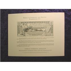 1971 ANA Souvenir Sheet. By the Bureau Of Printing.