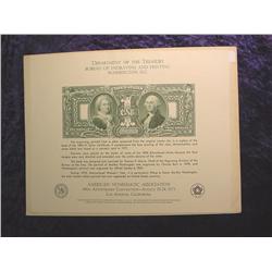 1975 ANA Souvenir Sheet. By the Bureau Of Printing