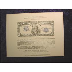 1977 ANA Souvenir Sheet. By the Bureau Of Printing