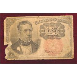 Series 1874 .10c U.S. Fractional Currency. 