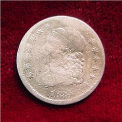 1835 Capped Bust Half Dime. Fair.