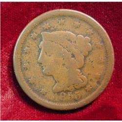 1855 U.S. Large Cent. G-4.