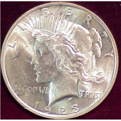 1923P Peace Dollar. BU.