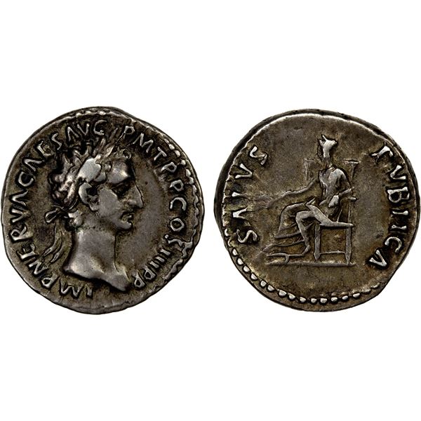 ROMAN EMPIRE: Nerva, 96-98 AD, AR denarius (3.59g), Rome, 97 AD, VF