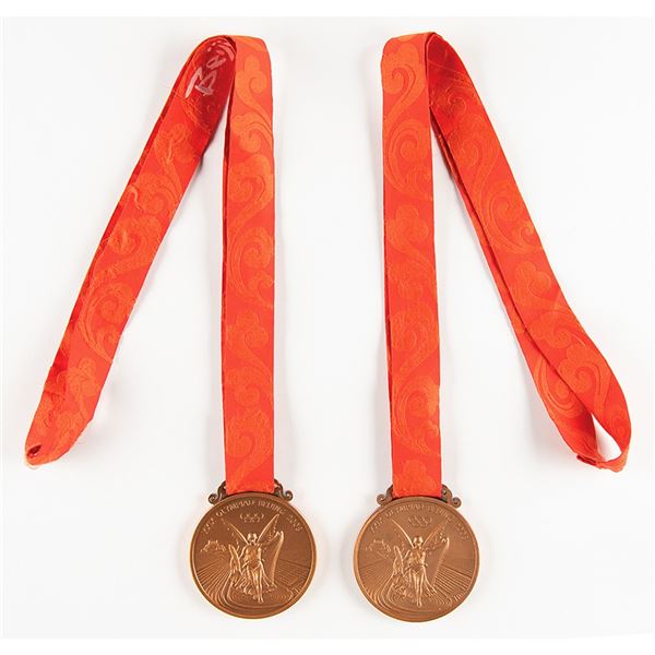 Ryan Lochte's Beijing 2008 Summer Olympics (2) Bronze Winner's Medals