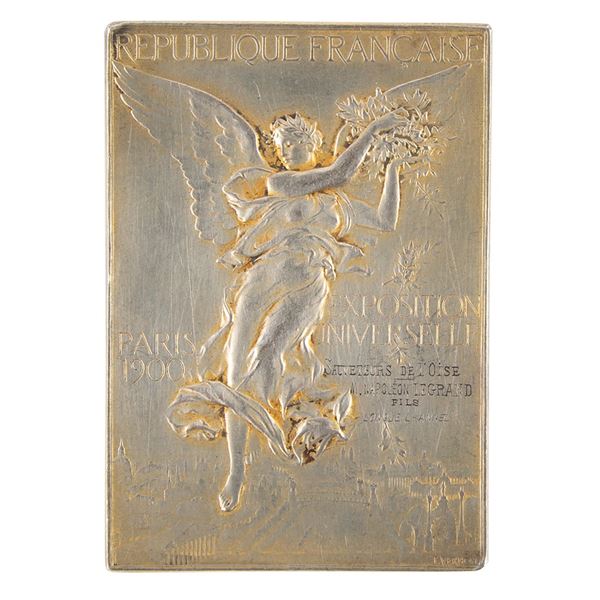 Paris 1900 Olympics Gilt Silver Winner's Medal