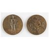 Image 2 : Hal Haig Prieste's Antwerp 1920 Summer Olympics Bronze Winner's Medal and Participation Medal, and A