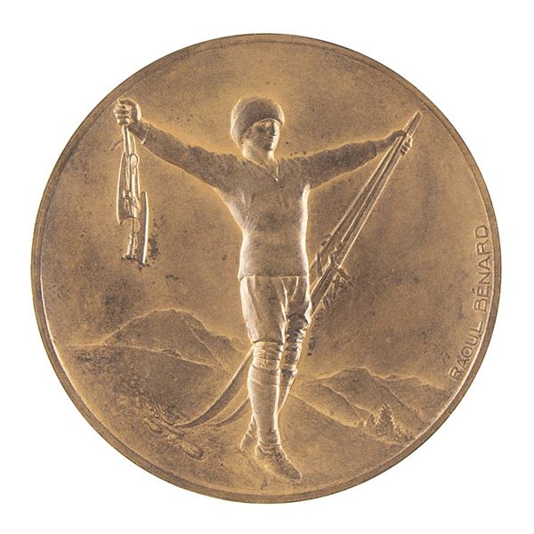 Chamonix 1924 Winter Olympics Gold Winner's Medal