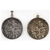 Image 1 : London 1948 Summer Olympics Gold and Silver Winner's Medals