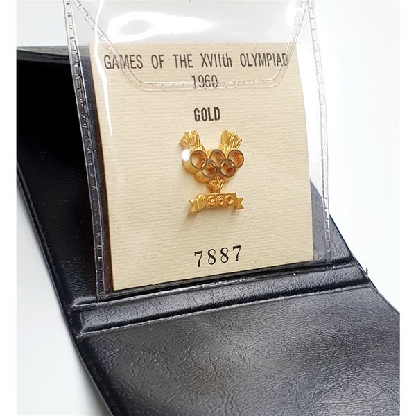 Rome 1960 Summer Olympics Gold Winner's Medal Pin