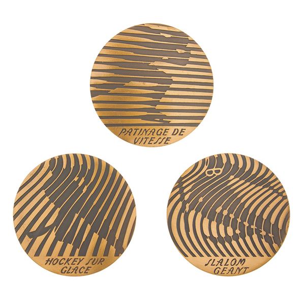 Grenoble 1968 Winter Olympics Winner's Medals Proofs (3)