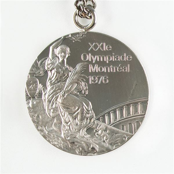 Montreal 1976 Summer Olympics Silver Winner's Medal with Case