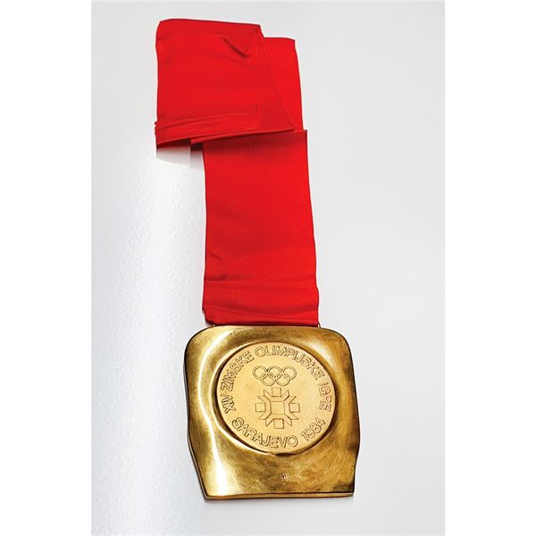 Sarajevo 1984 Winter Olympics Unawarded Gold Winner's Medal
