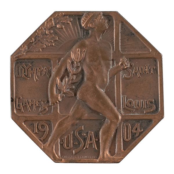 St. Louis 1904 Olympics Athlete's Participation Medal/Badge
