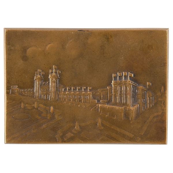 Paris 1924 Summer Olympics Bronze Participant Plaquette for Shooting