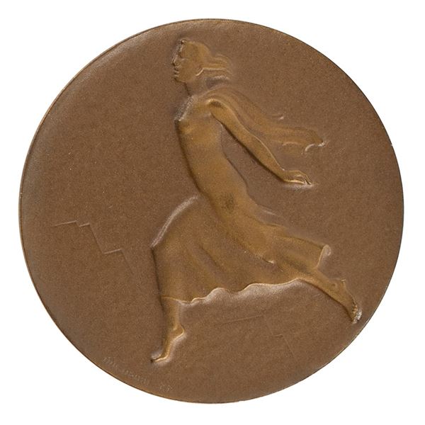 St. Moritz 1948 Winter Olympics Bronze Participation Medal