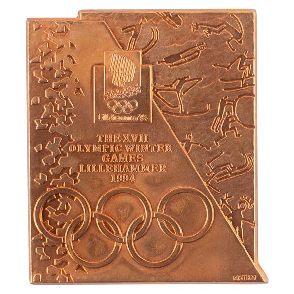 Lillehammer 1994 Winter Olympics Copper Participation Medal