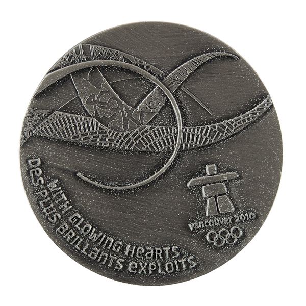 Vancouver 2010 Winter Olympics Silvered Participation Medal