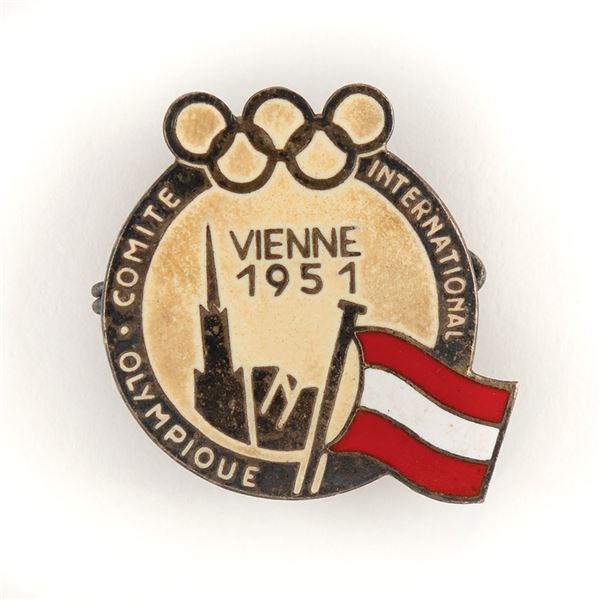 Vienna 1951 IOC Session Badge