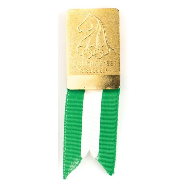 Calgary 1988 IOC Session Badge