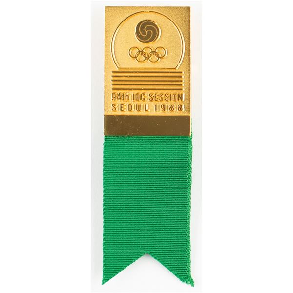 Seoul 1988 IOC Session Badge
