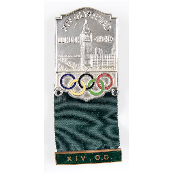 London 1948 Summer Olympics Organizing Committee Badge
