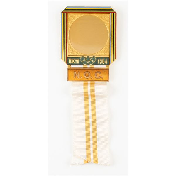 Tokyo 1964 Olympics NOC Badge for James Worrall