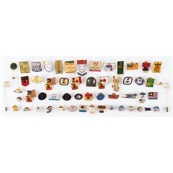 Diane Moyer's Collection of (113) Olympic and Field Hockey Pins