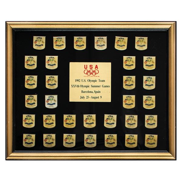 Barcelona 1992 Summer Olympics Team USA Pin Collection of (32)