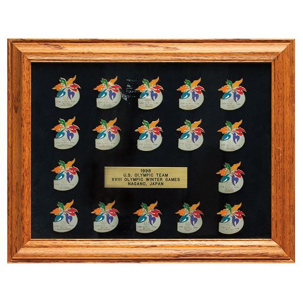 Nagano 1998 Winter Olympics Team USA Pin Collection of (17)