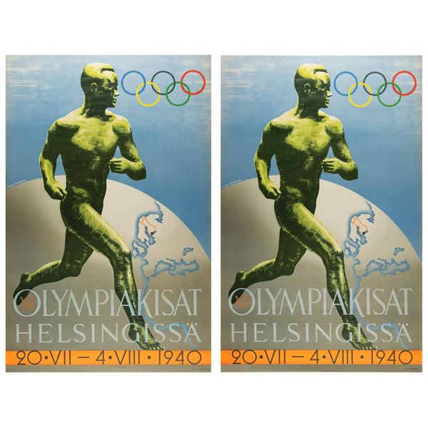 Helsinki 1940 Summer Olympics (2) Posters