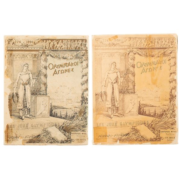 Athens 1896 Olympics Official Two-Volume Report