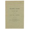 Image 1 : London 1908 Olympics Program for Clay Pigeon Shooting