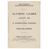 Image 2 : London 1908 Olympics Daily Program