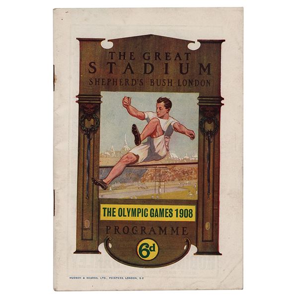 London 1908 Olympics Daily Program