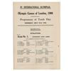 Image 3 : London 1908 Olympics Daily Program