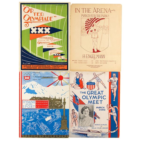 Olympic Sheet Music Booklets (4)